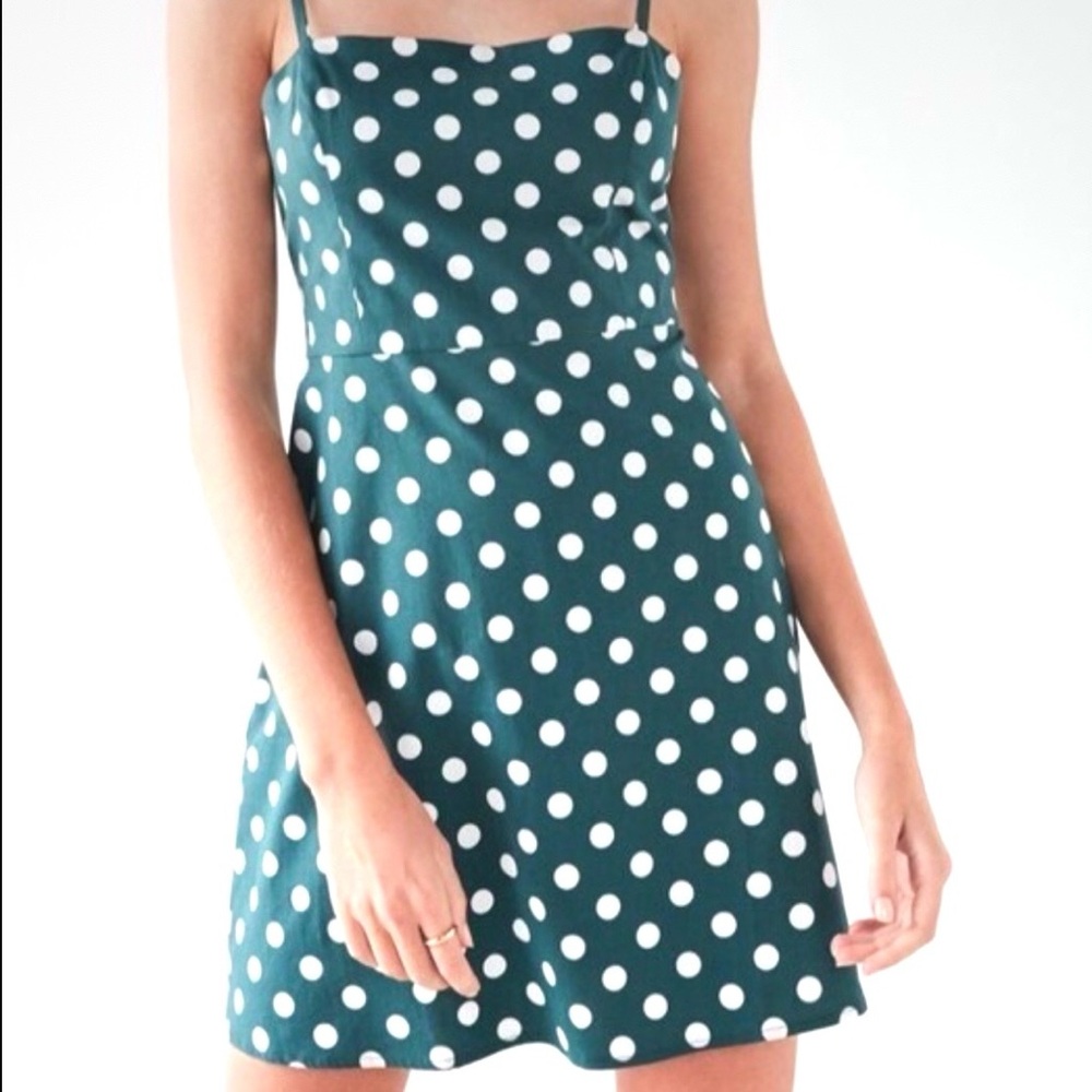Urban Outfitters Womens Polka Dot Mini Dress Medium